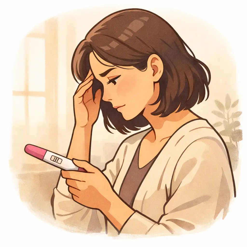 임신 고민하는 40대 여성